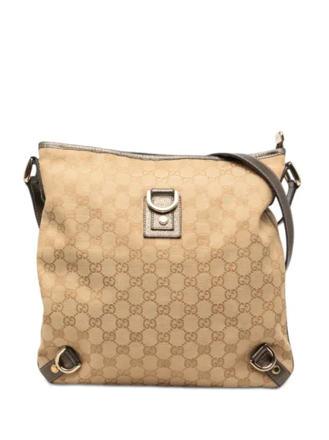 Gucci Pre-Owned 2000-2015 GG Canvas Abbey D Ring crossbody bag Neutrals QWBR5ZV2HOFNEI8Q
