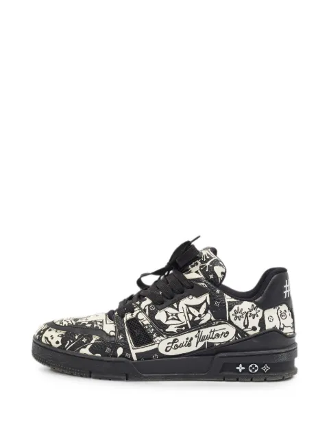 Louis Vuitton Pre-Owned LV Trainer sneakers Black 1376543
