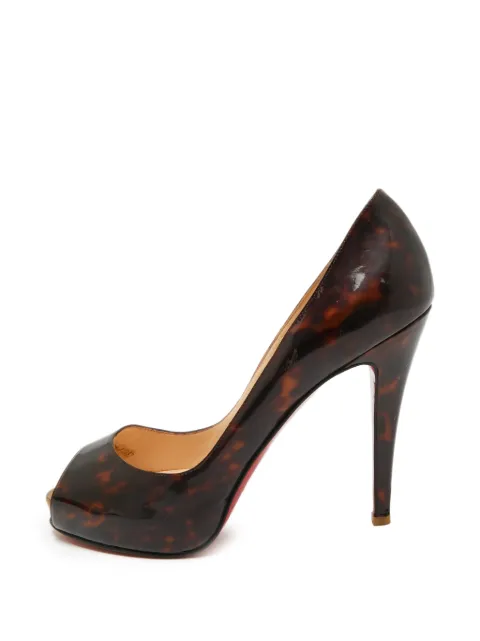 Christian Louboutin Pre-Owned Very Privé peep-toe sandals Brown 1373943