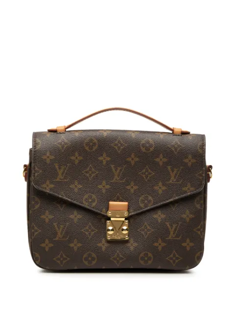 Louis Vuitton Pre-Owned 2020 Monogram Pochette Metis satchel Brown 24YY10O2NY10L9KX