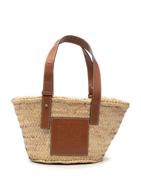 Loewe Pre-Owned 2019 Small Raffia Anagram Basket tote bag Neutrals 118Q1M9ZCHLUWRUJ