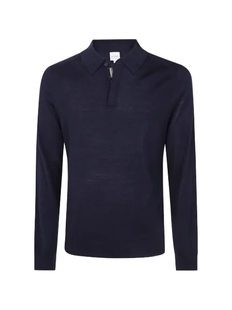 Paul Smith merino-wool polo shirt Blue M1R973ZW03154