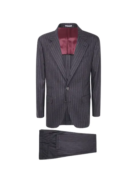 Brunello Cucinelli pinstripe-pattern suit Grey MV440LDTHHC006