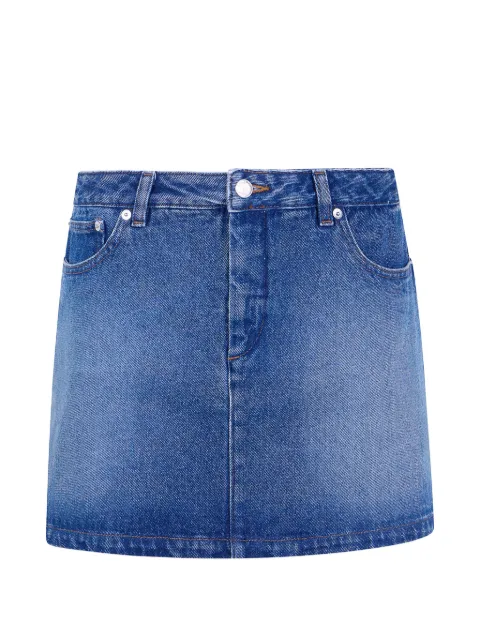A.P.C. A-line denim skirt Blue COHJLF06505