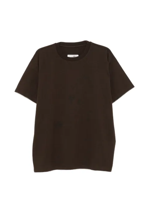 MM6 Maison Margiela graphic-print T-shirt Brown S52GC0372M20050