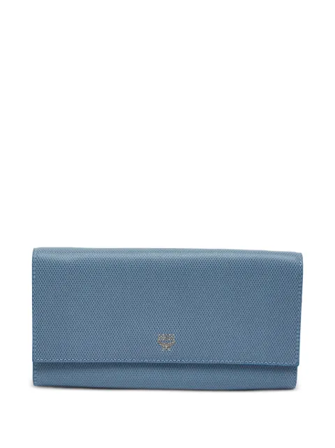 MCM Pre-Owned leather continental wallet Blue 1379865