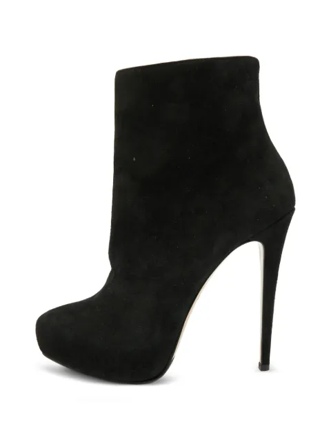 Le Silla pointed toe zip-up ankle boots Black 1375788
