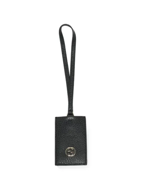 Gucci Pre-Owned Interlocking G luggage tag Black 1378518