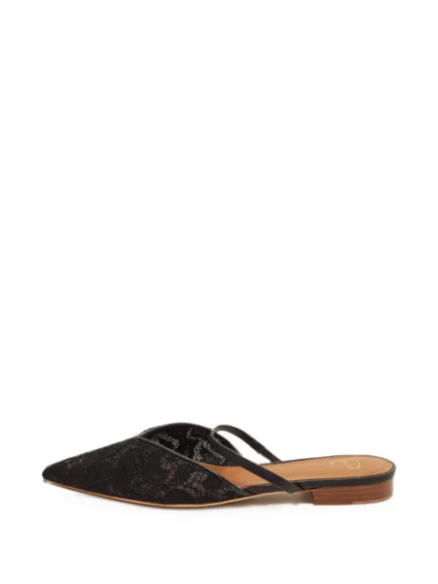 Malone Souliers Maria flat mules Black 1378796