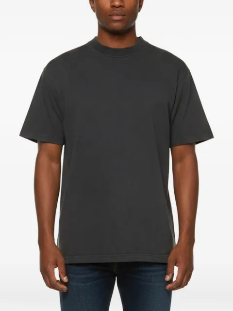 Balenciaga Pre-Owned faded-effect logo-print T-shirt Grey 1379439