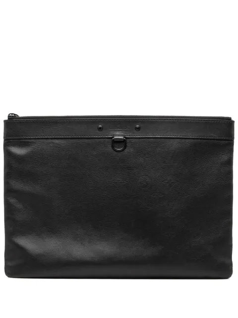 Louis Vuitton Pre-Owned 2018 Monogram Shadow Discovery Pochette clutch bag Black WJDI6UJBS8SM8GNM