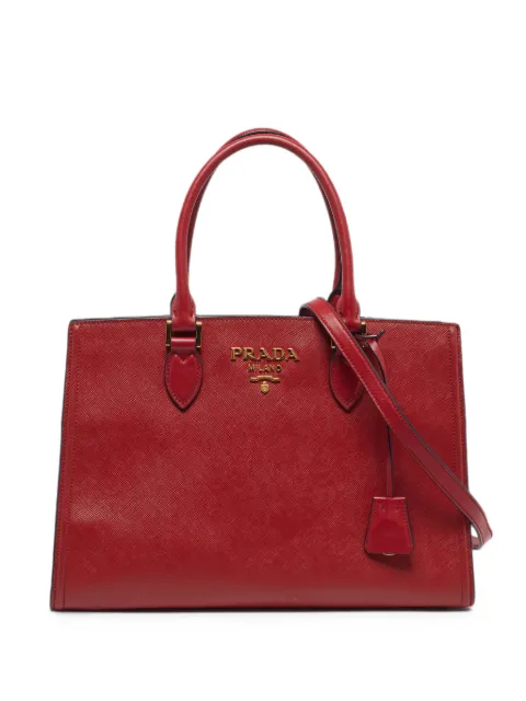 Prada Pre-Owned Saffiano Lux tote bag Red 1300611
