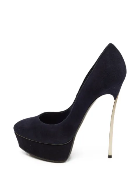 Casadei Blade platform pumps Blue 1375825