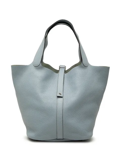 Hermès Pre-Owned 2013 Clemence Picotin Lock 22 handbag Blue OOSQU00GZ8078MTT