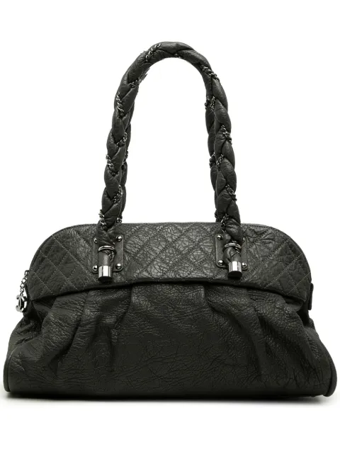 CHANEL Pre-Owned 2006-2008 Calfskin Lady Braid shoulder bag Black IZBK24HV6B1GS9NE