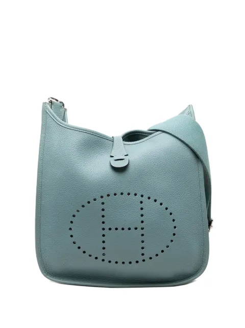 Hermès Pre-Owned 2000-2026 Clemence Evelyne III 29 crossbody bag Blue 6YCTQR8S8DXFY3BN