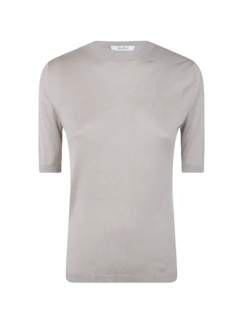 Max Mara Mxm Aceti short-sleeve sweater Neutrals 2621366111600