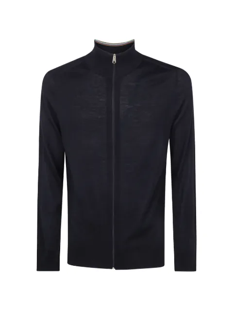 Paul Smith zip-up high-neck cardigan Blue M1R972ZW03154