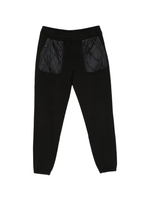 Moncler quilted-pocket track pants Black L20918H0001889B3P
