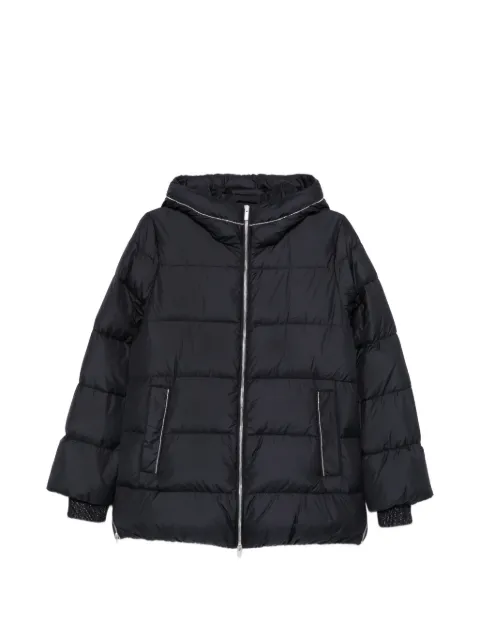 Peserico hooded padded jacket Blue A24120VJ6957