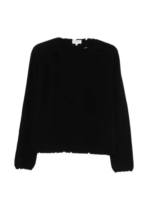 Second/Layer distressed sweater Black SS26305301