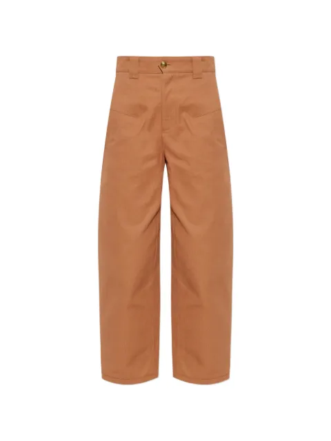 Chloé high-waisted wide-leg trousers Pink CH26APA19041