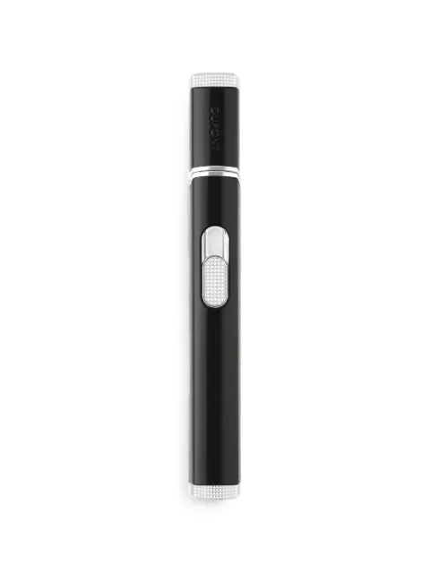 S.T. Dupont Lacquered logo-engraved lighter Black D029001