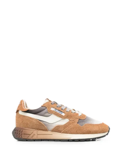 Autry Reelwind suede-panel sneakers Brown WWLWDI04