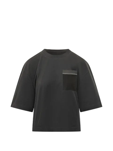 Brunello Cucinelli embellished pocket T-shirt Black M0T81B2M00C101