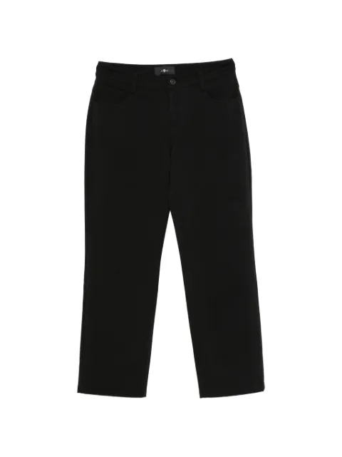 7 For All Mankind Calie straight-leg jeans Black 7UD00E23