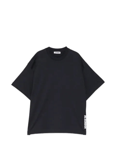 Jil Sander logo-print short-sleeve T-shirt Blue J02GC0173J20348402