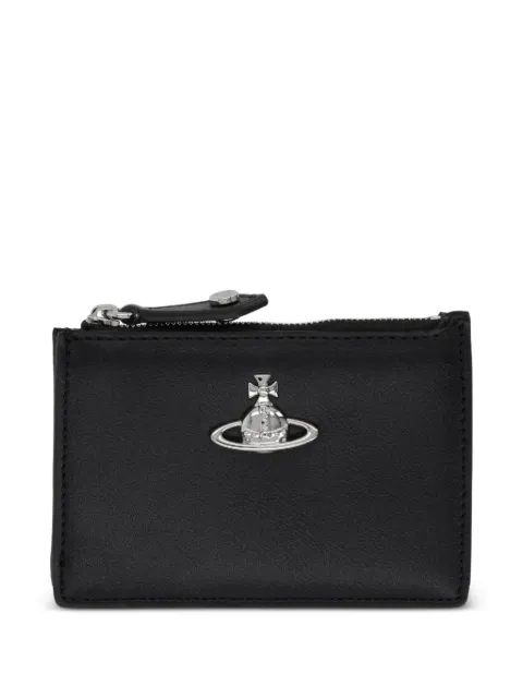 Vivienne Westwood Orb plaque cardholder Black 54020011WS0026N401