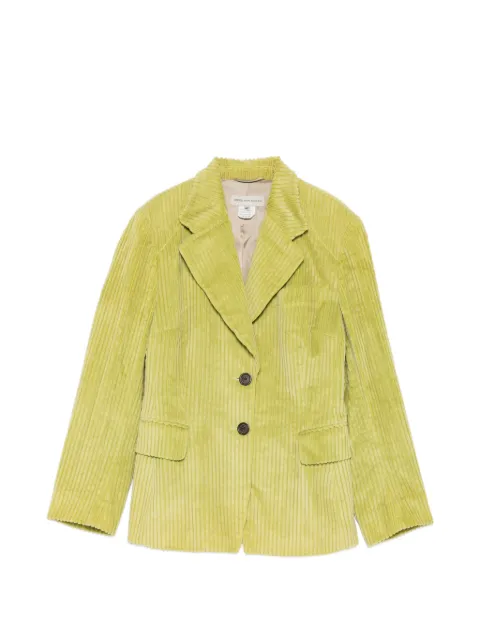 Dries Van Noten Pre-Owned 1990s corduroy blazer Green VN450CBF