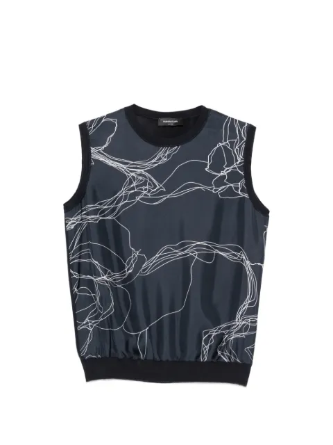 Fabiana Filippi abstract-print vest Blue MAD216F026M279