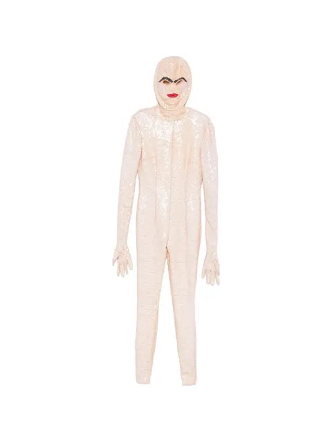 JEREMY SCOTT Pre-Owned 2020s sequins jumpsuit Neutrals JS600CBE