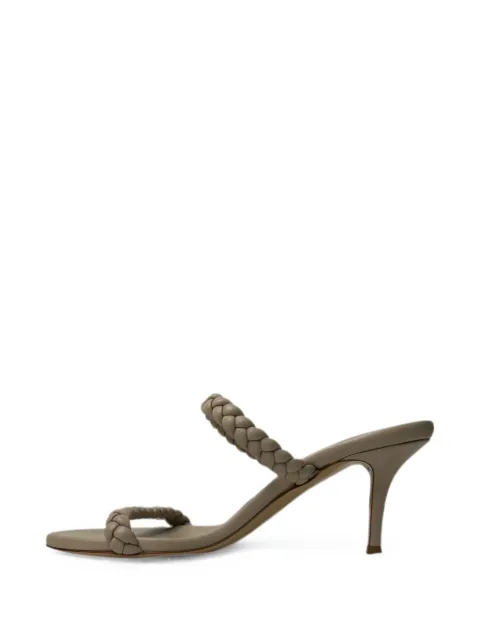 Gianvito Rossi Braided strap sandals Neutrals RFCPUGBSH757201W