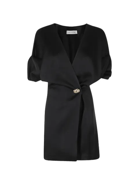 Raquel Diniz Anastasia draped mini dress Black 5S03071099