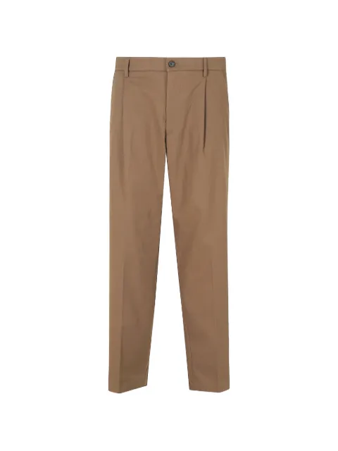 Department 5 logo-patch trousers Brown UP0512TS0013099