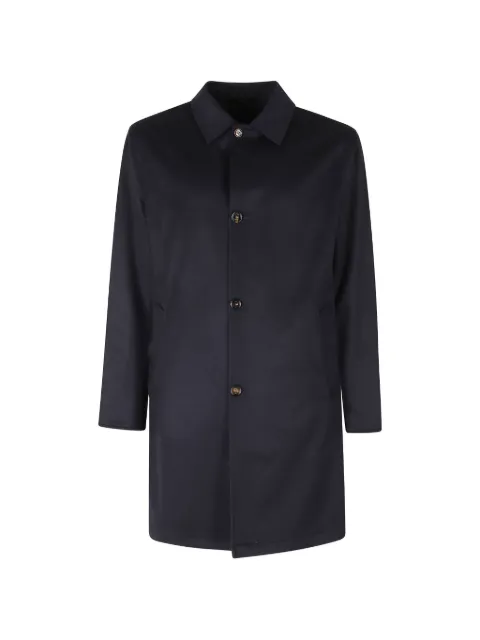 Kired reversible single-breasted coat Blue WPEAKW68180099