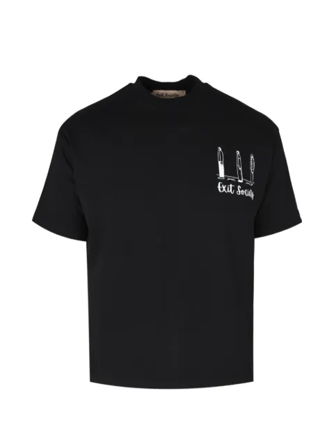 Exit Society graphic-print T-shirt Black ES100PT99