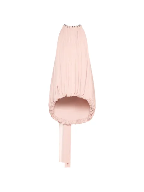 CHATS BY C.DAM draped halter top Pink CA426