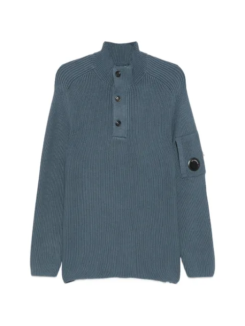 C.P. Company ribbed-knit sweater Blue 21CMKN102A006608A871