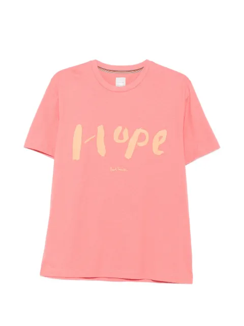 Paul Smith hope-print T-shirt Pink M1R919TWP5980