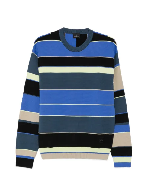PS Paul Smith striped organic-cotton sweater Blue M2RA031W22764