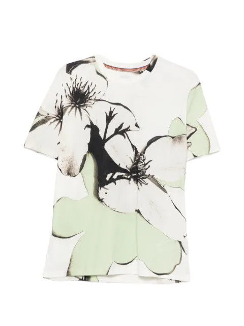 Paul Smith floral-print T-shirt White M1R919TWP5966