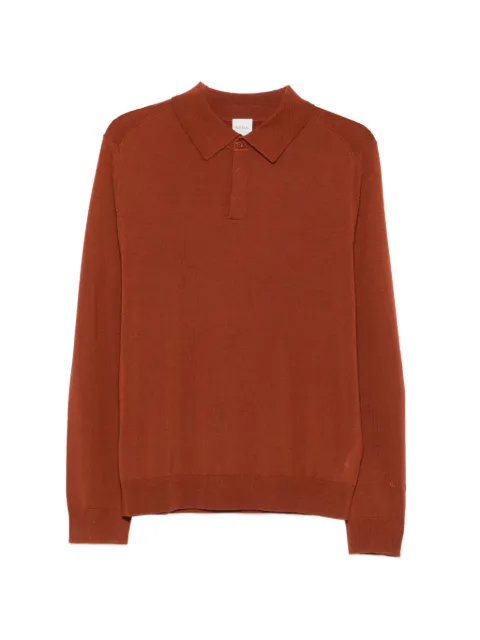 Paul Smith long-sleeve polo shirt Brown M1R973ZW03154