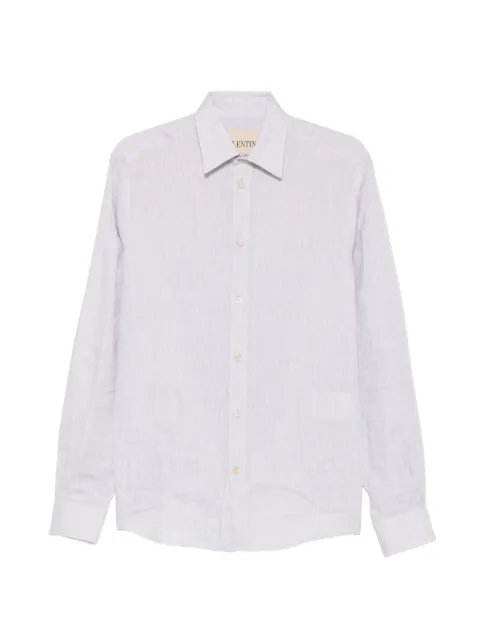 Valentino Garavani long-sleeve button-down shirt Neutrals VABS81BH3