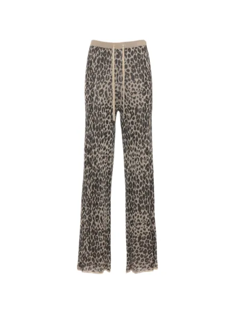 Marella leopard-print drawstring-waist trousers Neutrals MLSNEMBI2613331014200001