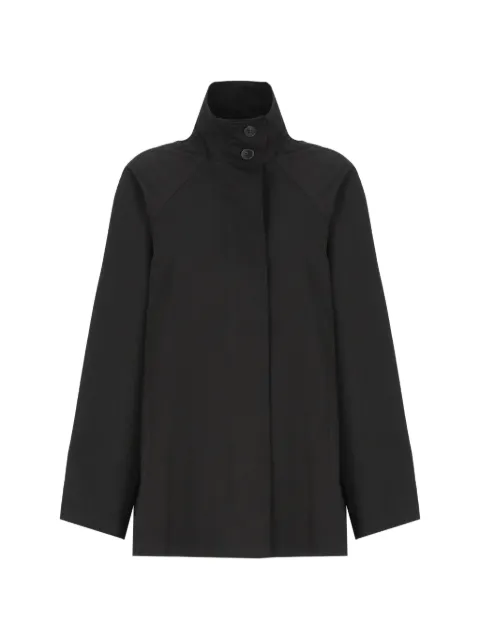 EMME high-neck raglan-sleeve raincoat Black EMMFILATO2615021041200010