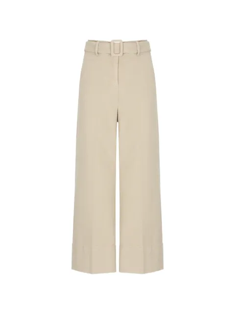 Marella belted wide-leg cropped jeans Neutrals MLSNICCHIA2613131074200002